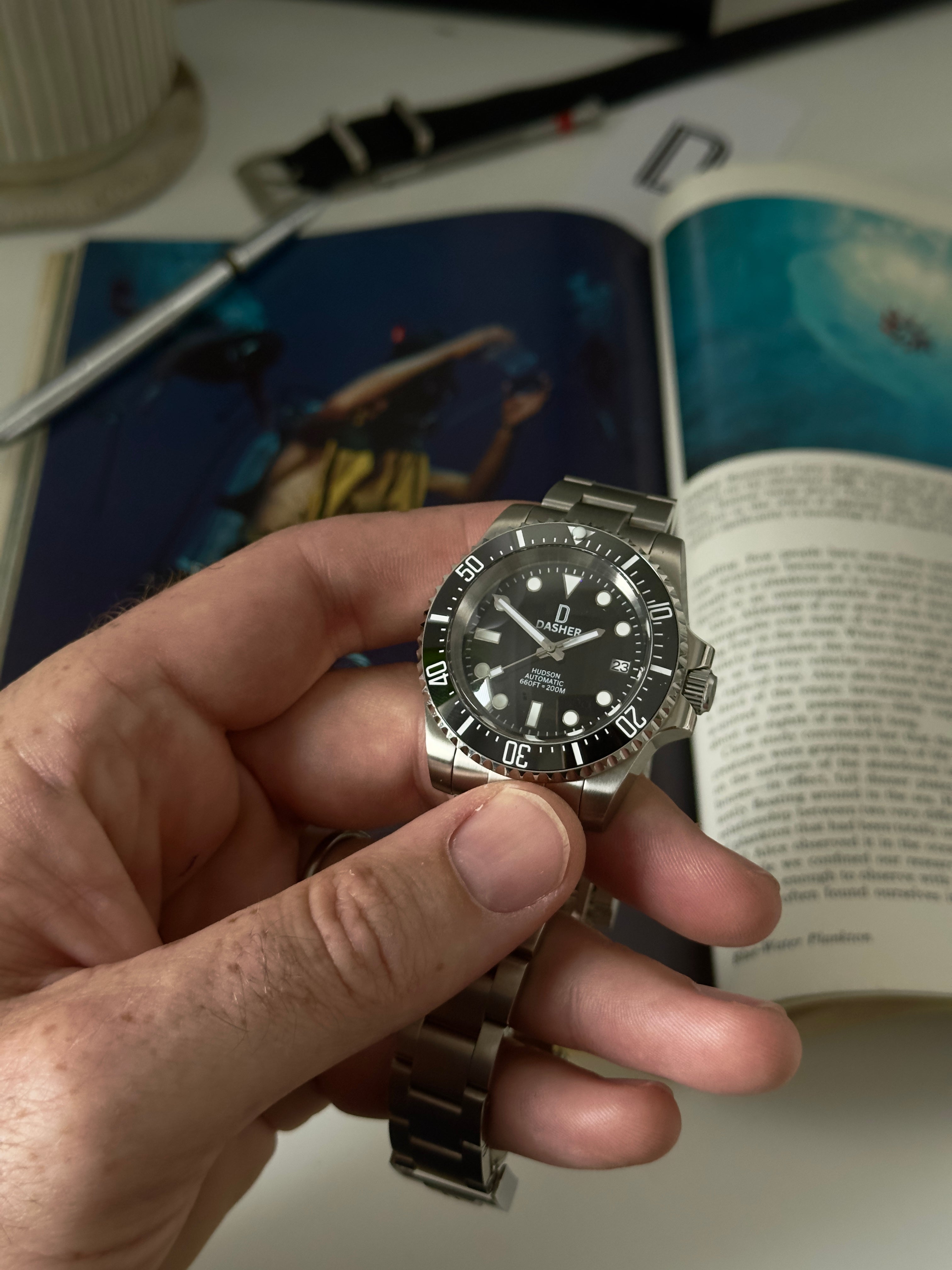 Hudson Diver-Dasher Watch Co.