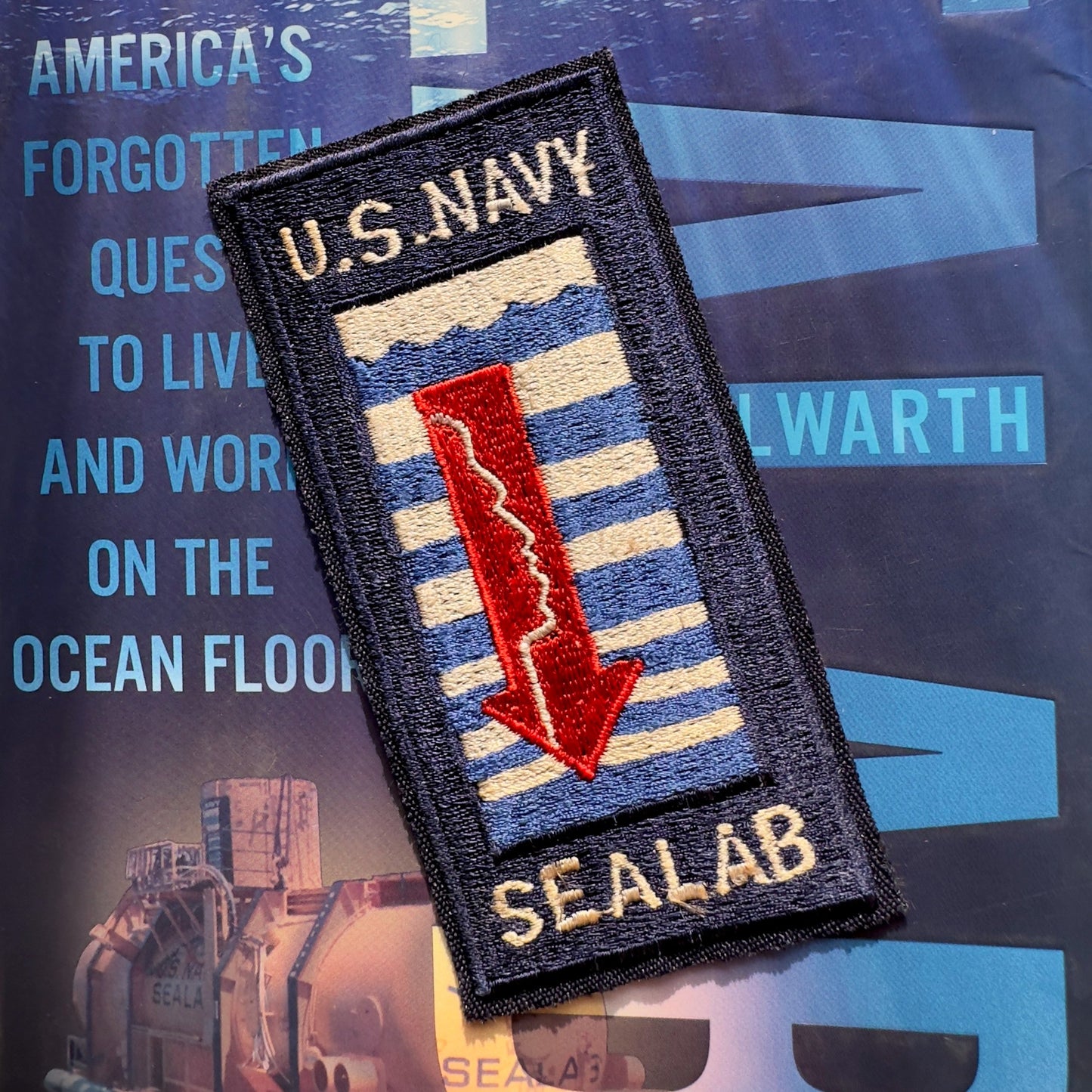 Vintage US NAVY Sealab Patch-Dasher Watch Co.