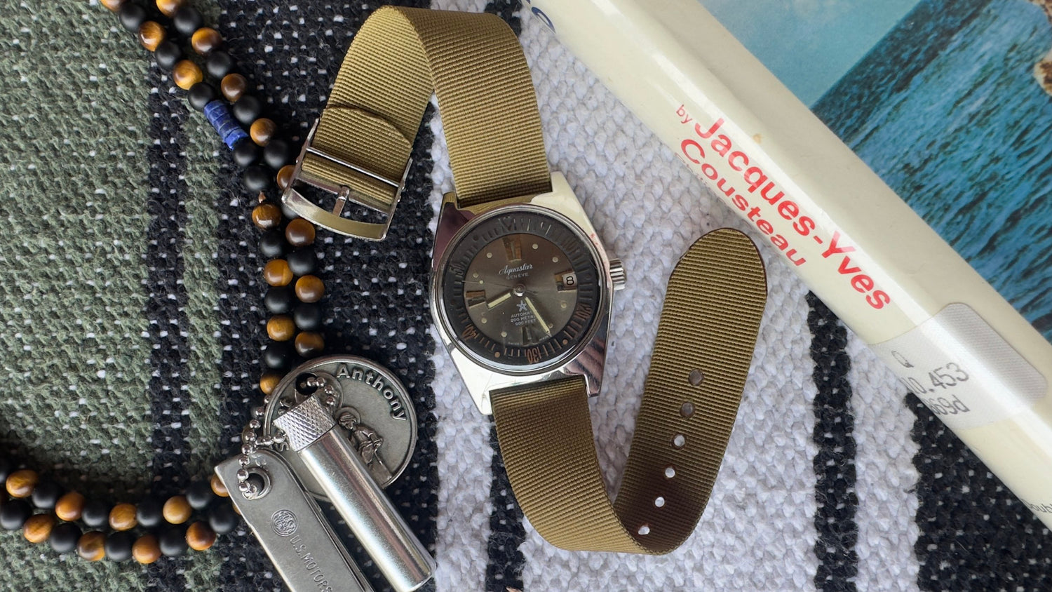 Aquastar 63 Vintage Skin Diver-Dasher Watch Co.